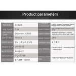 SWM-4022D 高清4.1英寸 12V 通用車用收音機接收器 MP5播放器，支持FM、藍牙和TF卡，帶遙控器，SWM-4022D