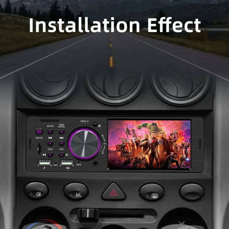 SWM-7805C 4.1 inch Touch Screen Universal Car Radio Receiver MP5 Player, Support FM & Bluetooth & TF Card with Remote Control, SWM-7805C