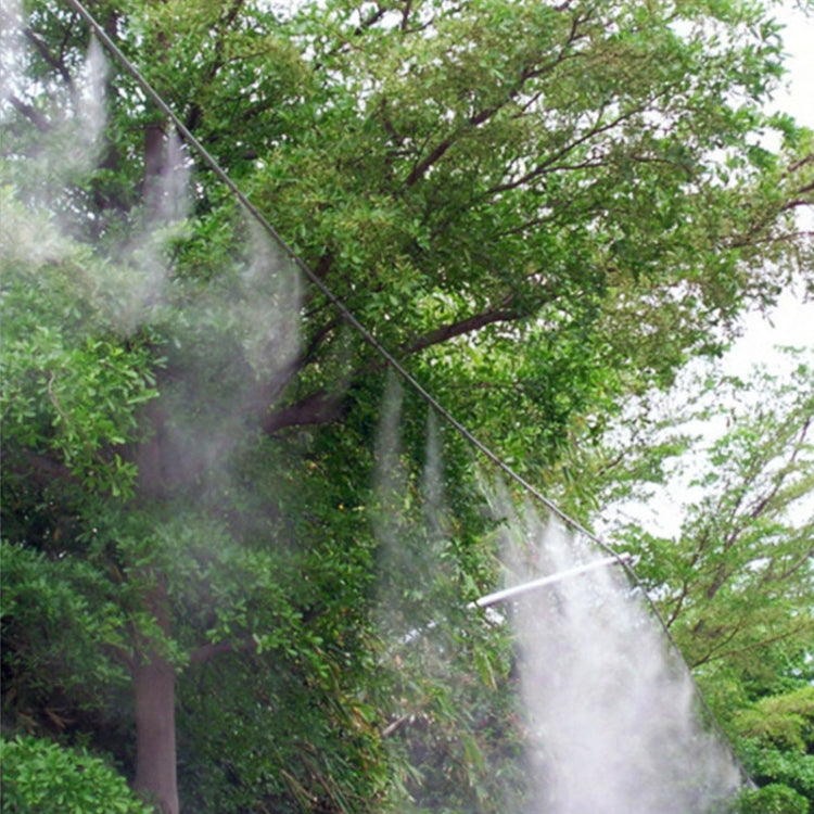 Outdoor Lawn Garden PE Mist Watering Line Misting Cooling System with 6 x Mist Nozzles, Length: 6m, Length: 6m