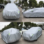PEVA防塵防水防曬SUV車罩附警示條，適用長度最高4.7m(183英吋)，183英吋(M)