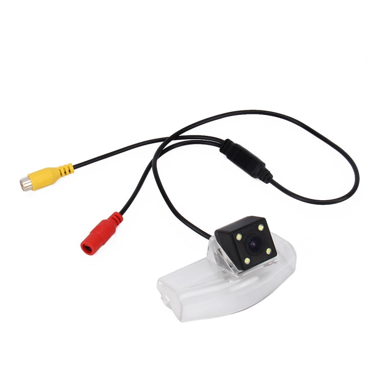656×492 Effective Pixel HD Waterproof 4 LED Night Vision Wide Angle Car Rear View Backup Reverse Camera for Oversea Version Mazda 2/3, Mazda 2/3