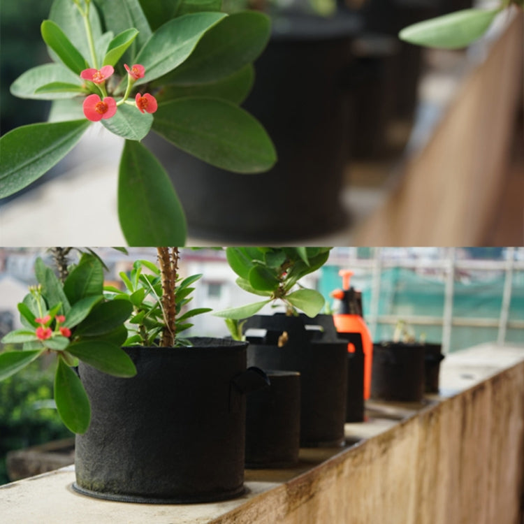 2加侖種植生長袋 加厚無紡布透氣花盆容器，附手把，2加侖