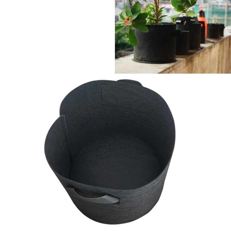3加侖種植生長袋 加厚無紡布透氣花盆容器，附手把，3加侖