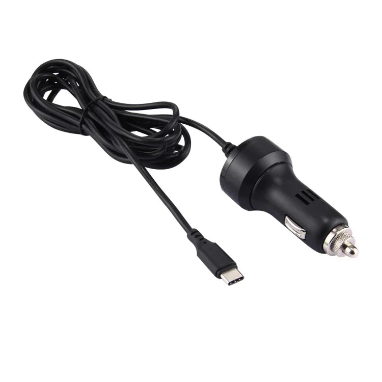 任天堂 Switch 2.4A USB-C / Type-C 旅行車用充電器，線長：2 公尺（黑色），車用充電器