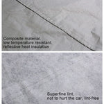車用擋風玻璃防雪罩遮陽布霜凍防護罩，240 x 210 cm