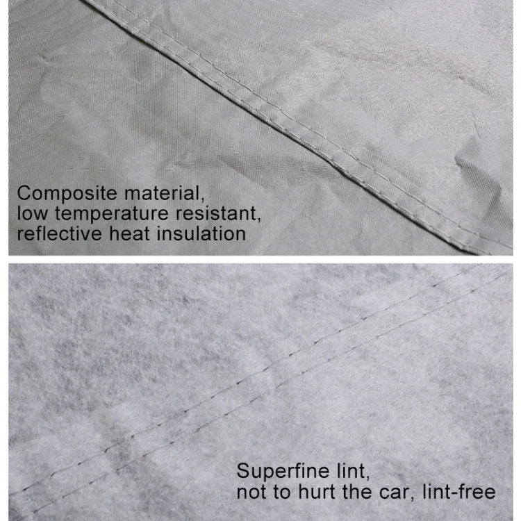 車用擋風玻璃防雪罩遮陽布霜凍防護罩，240 x 210 cm