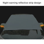 車用擋風玻璃防雪罩遮陽布霜凍防護罩，240 x 210 cm