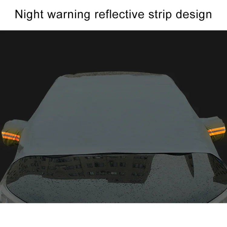 車用擋風玻璃防雪罩遮陽布霜凍防護罩，240 x 210 cm