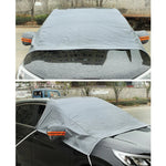 車用擋風玻璃防雪罩遮陽布霜凍防護罩，240 x 210 cm