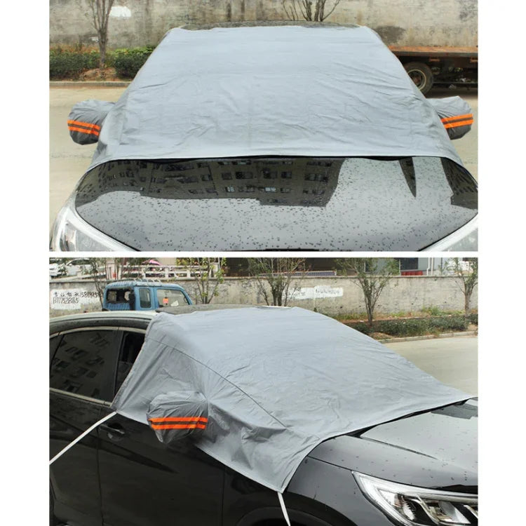 車用擋風玻璃防雪罩遮陽布霜凍防護罩，240 x 210 cm