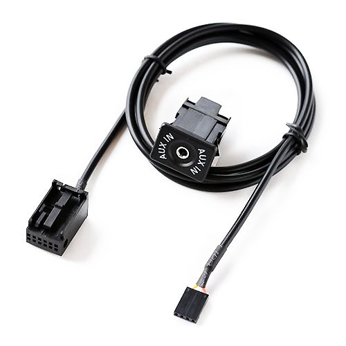 AUX Interface +  Wiring Hardness for Ford Fiesta / Focus / Mondeo / PUMA / MK2 / MK3 / S-MAX, Cable Length: 1.5m, Ford Fiesta / Focus