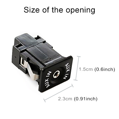 AUX Interface +  Wiring Hardness for Ford Fiesta / Focus / Mondeo / PUMA / MK2 / MK3 / S-MAX, Cable Length: 1.5m, Ford Fiesta / Focus