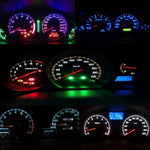 10 PCS 0.3W T6.5 Wedge Instrument Panel LED Light Dashboard Gauge Cluster Indicator Lamp Bulb, 0.3W T6.5