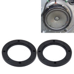 2 PCS 5 inch Car Auto ABS Loudspeaker Base Protection Hollow Cover Holder Mat, Inner Diameter: 12.5cm, 12.5cm