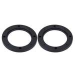 2 PCS 5 inch Car Auto ABS Loudspeaker Base Protection Hollow Cover Holder Mat, Inner Diameter: 12.5cm, 12.5cm