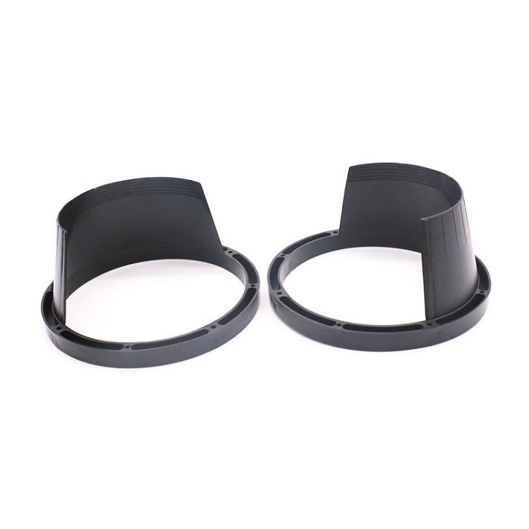 2 PCS 6.5 inch Car Auto Loudspeaker Plastic Waterproof Cover with Protective Cushion Pad, Inner Diameter: 14.5cm