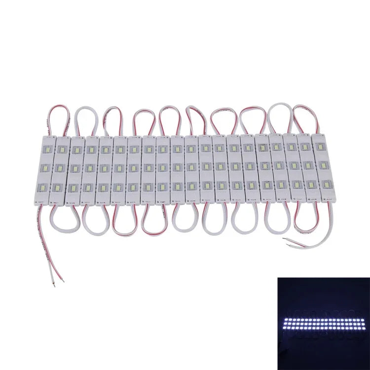 20×1W 標誌 LED DC 12V 3 SMD-5630-LED 模組防水超亮燈