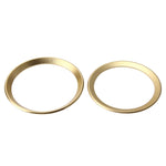 2 PCS/Set Zinc Alloy Steering Wheel Decoration Ring Sticker Logo Car Styling Modification Car Front Logo Ring Decoration Rear Cover Trim Hood Emblem Rings for BMW 3 Series, For BMW 3 Series