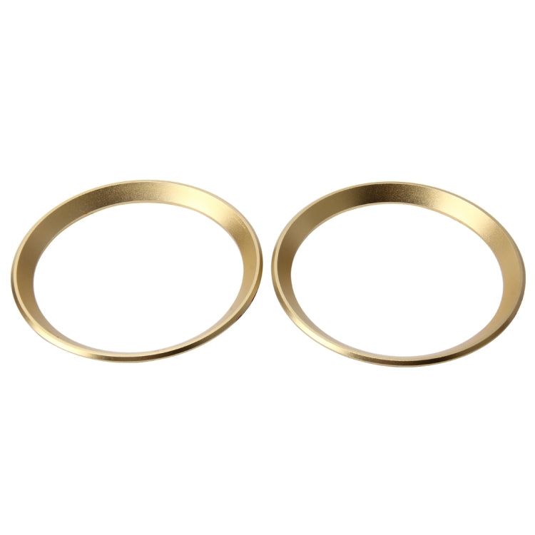 2 PCS Car Logo Decorative Circle Steering Wheel Decoration Ring Sticker Logo Car Styling Modification Car Front Logo Ring Decoration Rear Cover Trim Hood Emblem Rings for BMW 5 Series, For BMW 5 Series