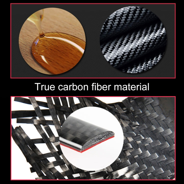 2 PCS Car Carbon Fiber Gear Panel Decorative Sticker for Audi A4L / A5 / Q5 2009-2016, Gear Panel (F)