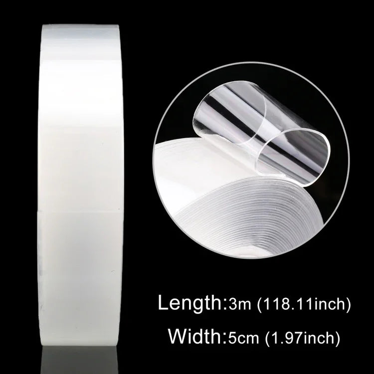 亞克力橡膠廚房和浴室防水防潮膠帶 防霉貼紙 尺寸：5cm x 3m，厚度：0.5mm，5cm x 3m