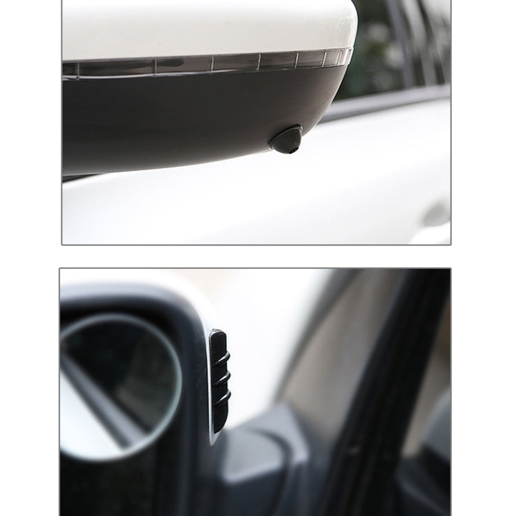 10 PCS Car Exterior Rubber Noise-cancelling Airflow-adjusting Kit, Noise-cancelling Airflow-adjusting Kit