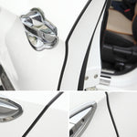 5.6m Car Decorative Strip Rubber Chrome Decoration Strip Door Seal Window Seal, 5.6m Black, 5.6m Red, 5.6m Transparent