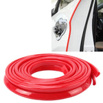 5.6m Car Decorative Strip Rubber Chrome Decoration Strip Door Seal Window Seal, 5.6m Black, 5.6m Red, 5.6m Transparent