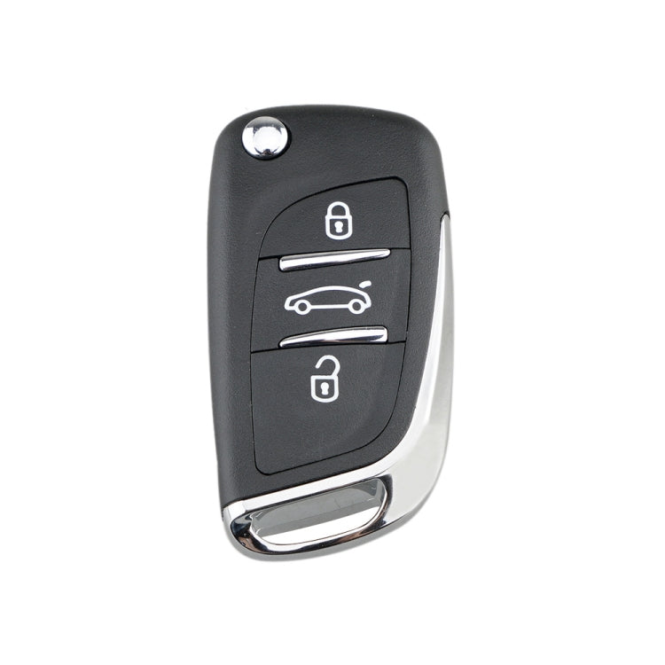 For PEUGEOT Car Keys Replacement 3 Buttons Car Key Case with Holder, without Grooved, 3 Buttons without Grooved