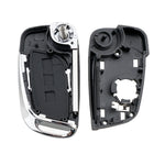 For PEUGEOT Car Keys Replacement 3 Buttons Car Key Case with Holder, without Grooved, 3 Buttons without Grooved
