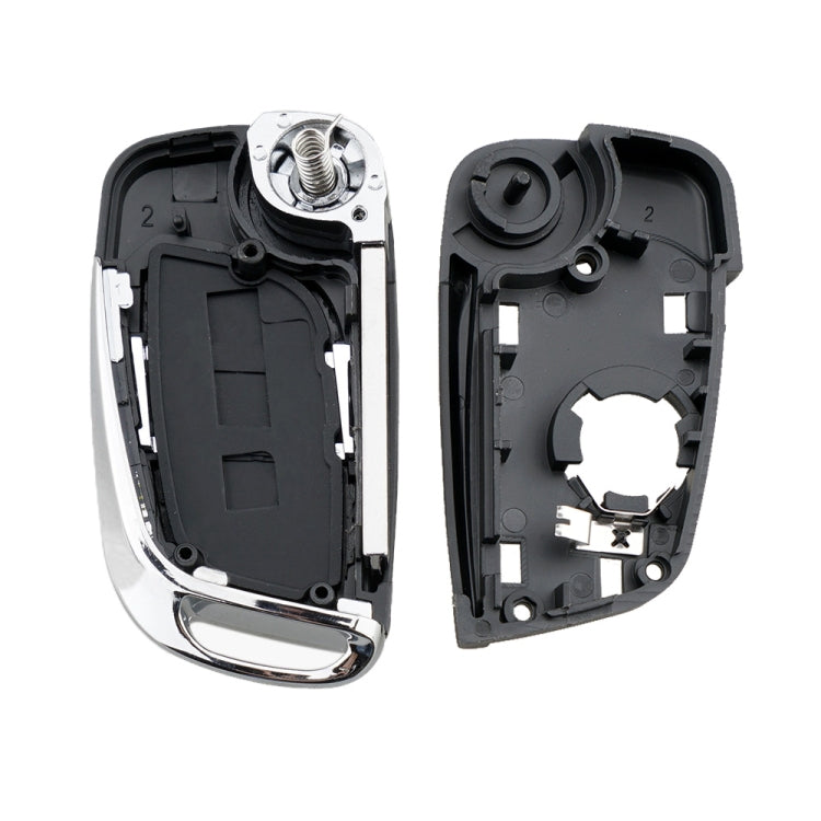 For PEUGEOT Car Keys Replacement 3 Buttons Car Key Case with Holder, without Grooved, 3 Buttons without Grooved