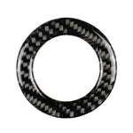 Car Carbon Fiber Steering Wheel Ring Decorative Sticker for Volkswagen, Steering Wheel Ring