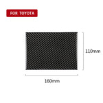 Car Carbon Fiber Storage Box Decorative Sticker for Toyota Eighth Generation Camry 2018-2019, Storage Box