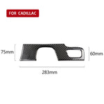 Car Carbon Fiber Gear Position Panel Decorative Sticker for Cadillac XT5 2016-2017, Left Drive, Gear Position