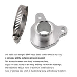 Car Water Hose Joint Pipe Adaptor with Clamps for BMW 335i, Size: 28mm, Silver