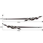 Car Styling Plaid Series PVC Sticker Auto Decorative Sticker, D-373