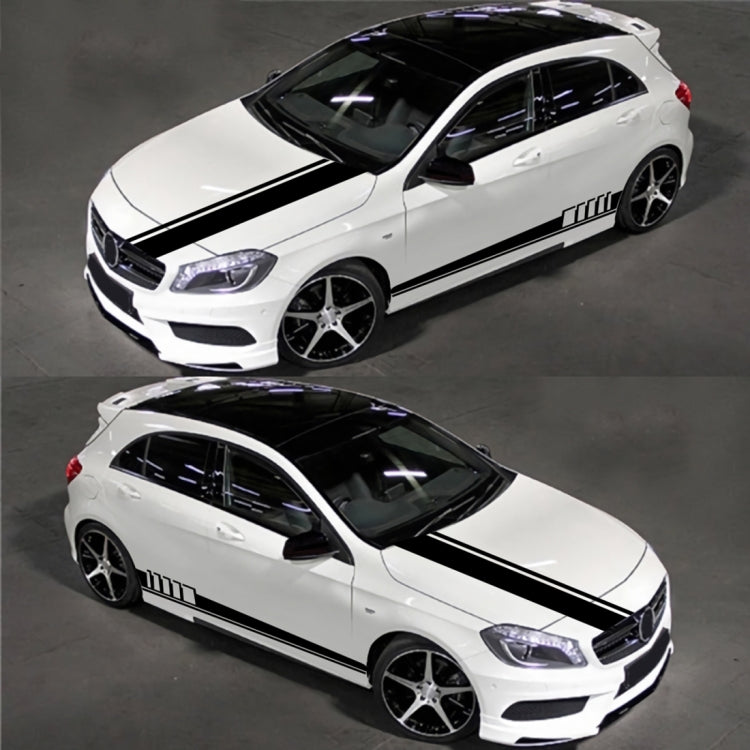 5 in 1 Car Styling Stripe Hood PVC Sticker Auto Decorative Sticker, D-935