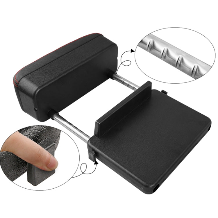 2 PCS Universal Car Wireless Qi Standard Charger PU Leather Wrapped Armrest Box Cushion Car Armrest Box Mat with Storage Box, 2pcs(Beige), 2pcs(Brown), 2pcs(Black Red), 2pcs(Black White), 2pcs(Grey)