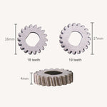 Car Sunroof Motor Gear for Mercedes-Benz W204/W212/W221/W164 / BMW F10/F02/E90/E70, 18 Teeth, 18 Teeth