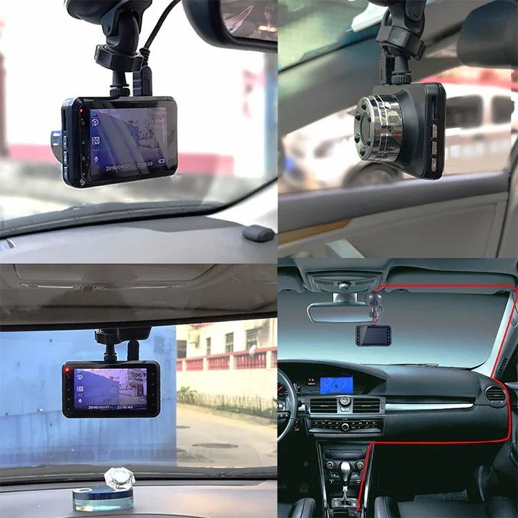 T638 車用 DVR USB 隱藏式行車記錄器高清夜視倒車影像監視器，T638