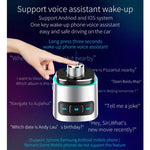 BC42 藍牙5.0多功能車用彩色氛圍燈MP3播放器，支援TF卡、U盤及FM，BC42