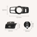 Car Headlight Switch Panel for BMW 5 Series 2010-2017, Left Driving Medium Configuration Version, Headlight Switch Panel Medium Configuration Version