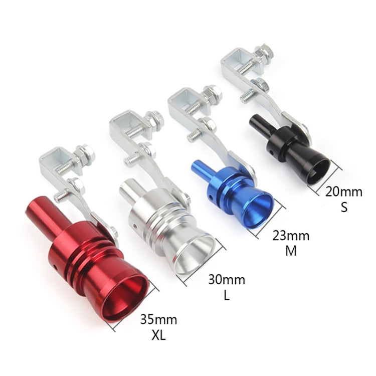 Universal Aluminum Turbo Sound Exhaust Muffler Pipe Whistle Car / Motorcycle Simulator Whistler, Size: XL, Outside Diameter: 35mm, Size: XL (Black), Size: XL (Gold), Size: XL (Blue), Size: XL (Red), Size: XL (Silver)