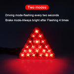 自行車/山地車X型三角導向燈LED尾燈，X型