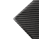 2 PCS Car Carbon Fiber Rear Water Cup Holder Panel Decorative Sticker for Infiniti Q50 / Q60 2014-2020, Rear Water Cup Holder Panel
