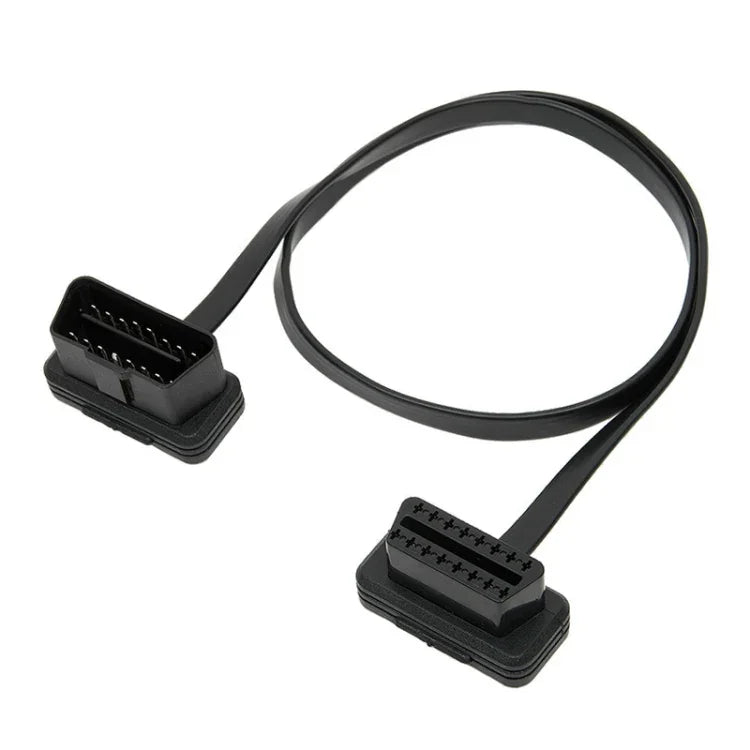 16PIN 汽車 OBD 診斷延長線 OBD2 公對母電纜，電纜長度：100cm，100cm