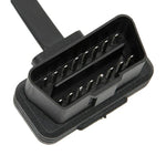 16PIN 汽車 OBD 診斷延長線 OBD2 公對母電纜，電纜長度：100cm，100cm