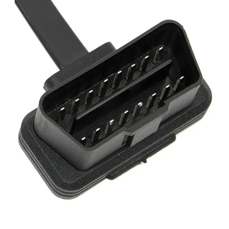16PIN 汽車 OBD 診斷延長線 OBD2 公對母電纜，電纜長度：100cm，100cm