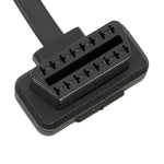 16PIN 汽車 OBD 診斷延長線 OBD2 公對母電纜，電纜長度：100cm，100cm