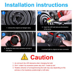 2 PCS EV18 H7 DC9-30V 20W 6000K 2500LM Car LED Headlight Lamps, EV18-H7